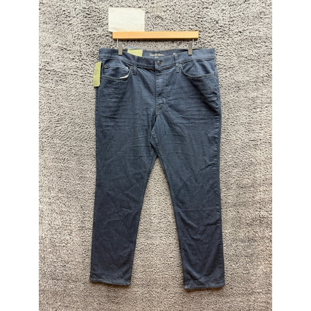 NWT Goodfellow & Co Slim Ceñido Total Flex Denim Jeans Rinse Wash Size 38 x 32